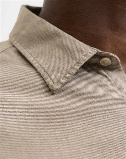 Jack & Jones - JJEField Melange Skjorte - Oatmeal